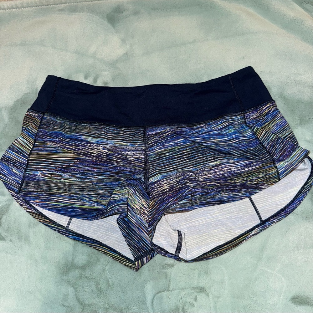 Women's Multicolor Lululemon Speed Up Shorts 2.5”